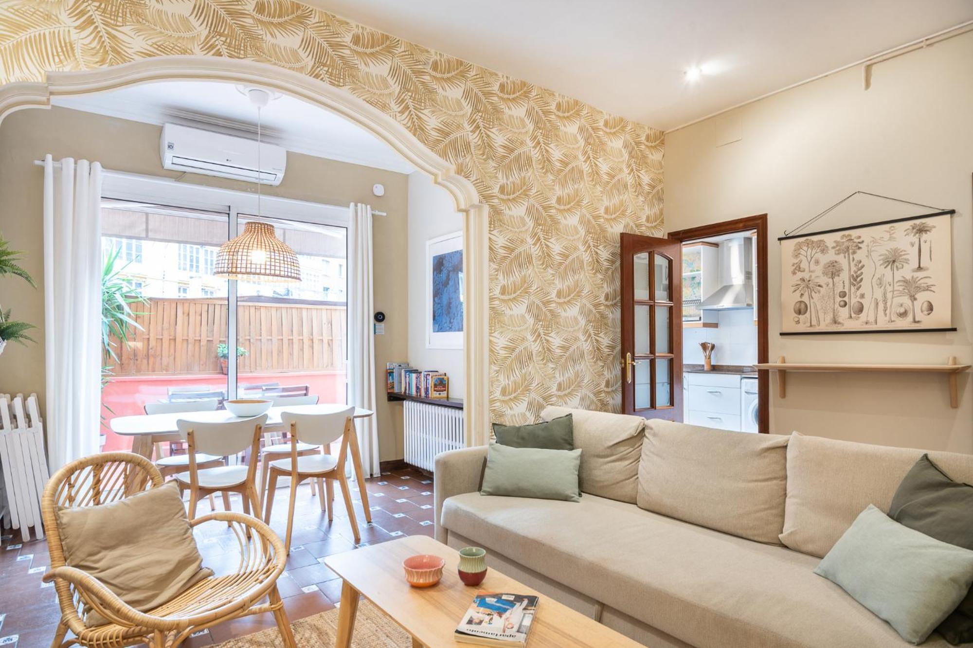 Spacious & Sunny Apt With Terrace In The City Center 巴塞罗那 外观 照片