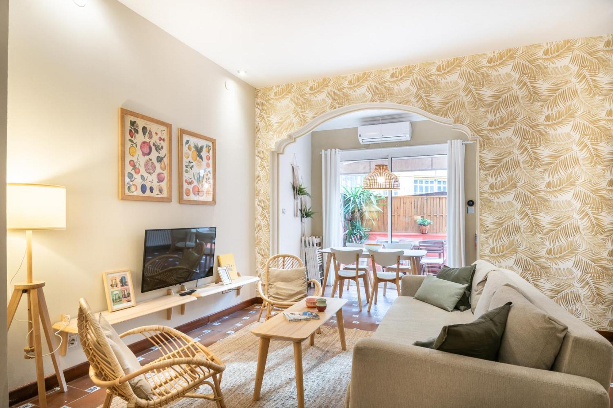 Spacious & Sunny Apt With Terrace In The City Center 巴塞罗那 外观 照片